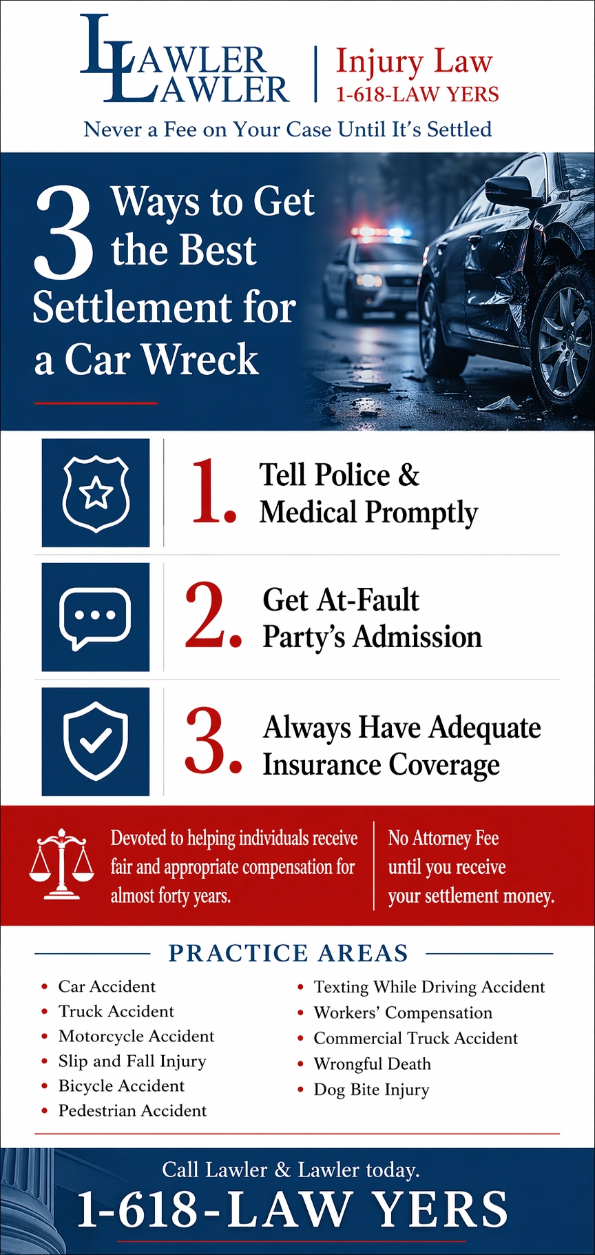 3-ways-to-ge-best-settlement-for-carwreck-infographic